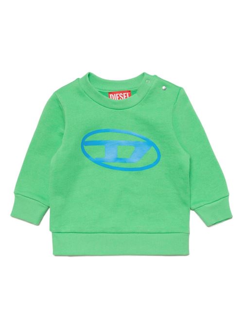 Felpa neonato verde DIESEL KIDS | K00513KYAXZK575